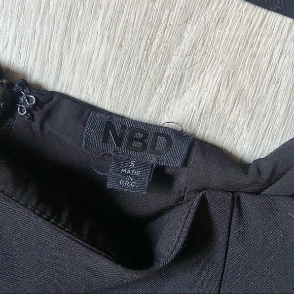 Revolve NBD Tie Me Down Black Midi Dress - Picture 9 of 15